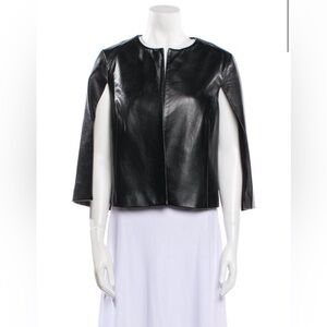 Cushnie et Ochs black Leather Women's Jacket nwot